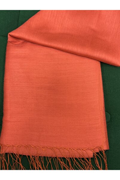 İPEKSCARF %30 ipek ithal şal turuncu
