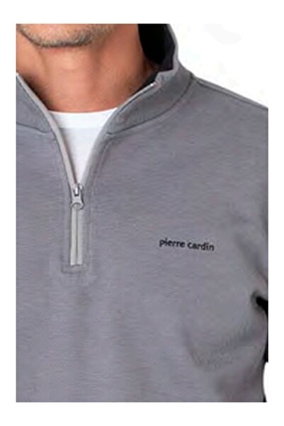 Pierre Cardin Men's Long Sleeve Zippered Collar Tracksuit Set-6116