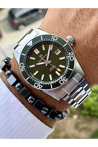 Sergio Tacchini Brand Men's Wrist Watch + 200m Waterproof + Steel Case Band + Gift Bracelet +