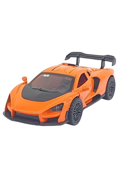 Vardem Pull and Drop Metal Cars 12 cm - 36121C - Orange