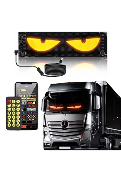 Universal Panou LED Auto Flexibil si Programabil – Control prin Aplicatie, IP65, Multicolor, 120x595mm, 1536