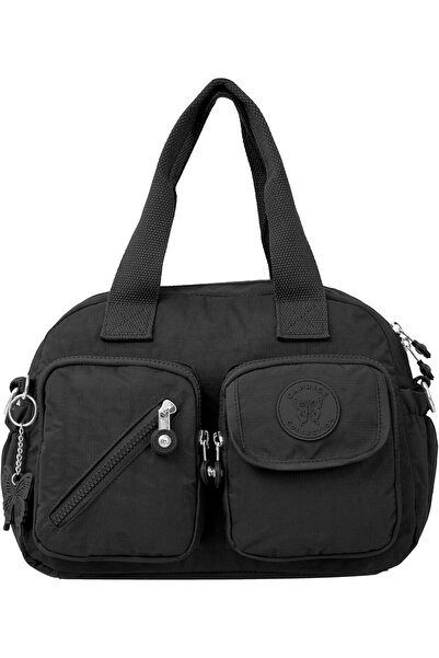 Caprice Collection حقيبة كروس صغيرة، نايلون عالي الجودة، سحاب علوي، جيبان أما...