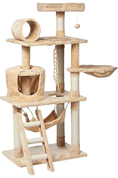 Jiffy Cat Tree Cat Tower Cat Condo Cat Activity Tree Playground Cage Kitten Multi-Level Play House