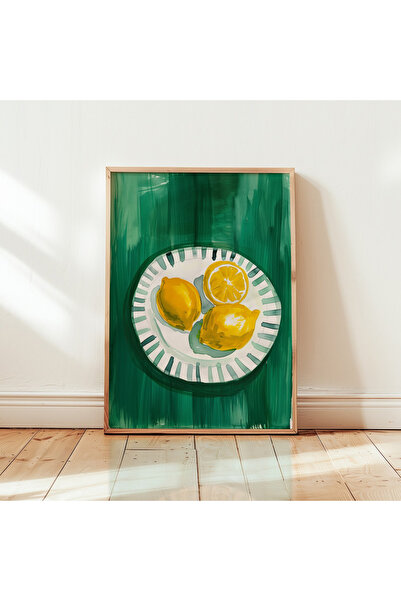 Tuba Decor Tablo dintr-o singură bucată cu rame din lemn pentru sufragerie, sufragerie, bucătărie