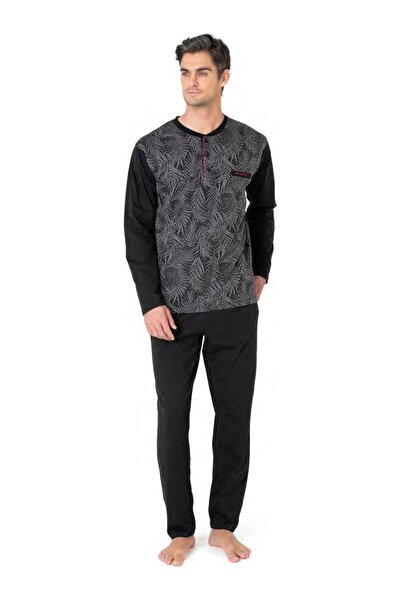 Pierre Cardin Ανδρικό Σετ Πιτζάμες Ζακάρ -6111