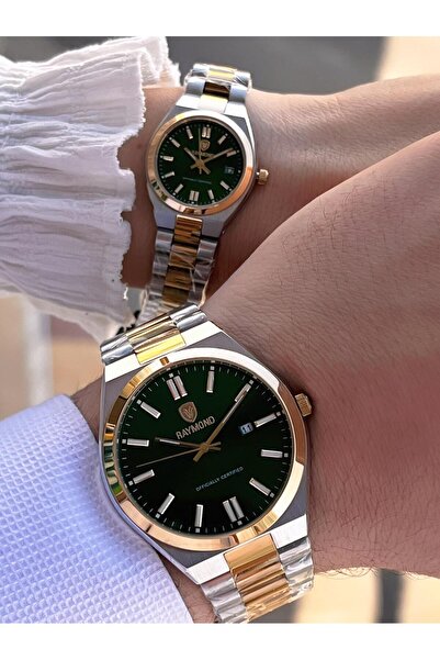 Raymond Special Lover's Combination for Couples 2 Years Warranty 5 Atm Water Resistant Couple Watch Cft.04