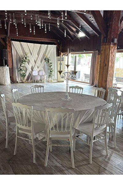 regnum plastik 2025 New Beyaz 6' Adet Vegas Organizasyon Mutfak, Bahçe, Düğün...