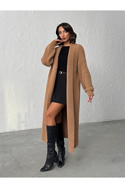BEJNA Жіночий камельний м'який трикотажний кардиган