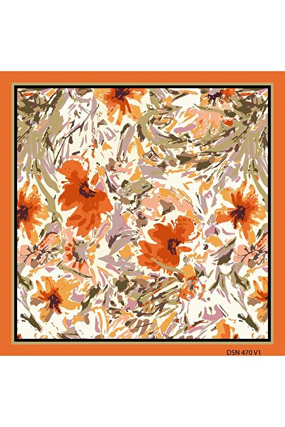 Mira İpek Візерунковий шарф Комбінований доповнюючий бандана