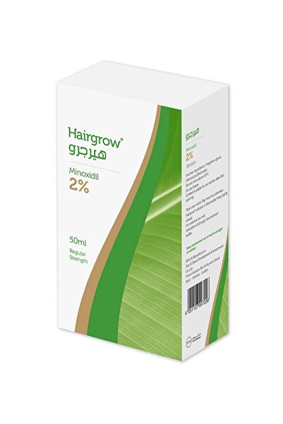 Dar Al Dawa محلول هيرجرو ٢٪ - ٥٠ مل لعلاج إعادة نمو الشعر