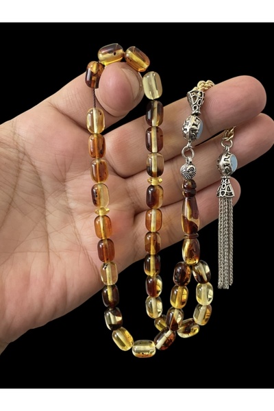 Trikala سبحة من العقيق الأحمر العتيق مقاس 10×7 ملم