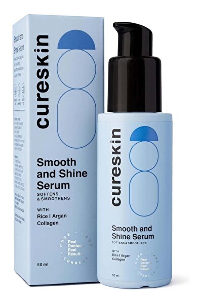 Cure سيروم كيورسكين للشعر الناعم واللامع - مضاد للتجعد، ومقاوم للتكسر للشعر ا...