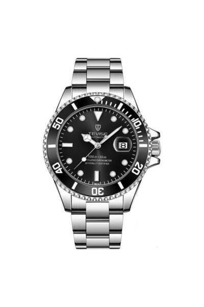 Tevise Ceas mecanic automat, Tevise, Schelet, Clasic, Oțel inoxidabil