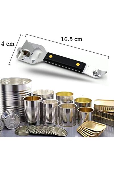 Tiesa Home Stainless Steel Double-Sided Manual Can Bottle Opener