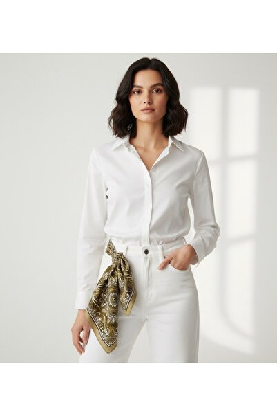 Mira İpek Візерунковий шарф Комбінований доповнюючий бандана