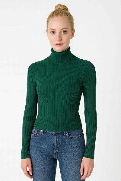 gigigiyim Thick Ribbed Turtleneck Women's Bodysuit