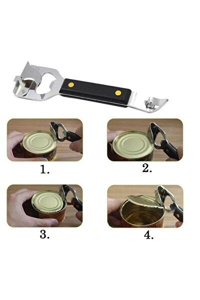 Tiesa Home Stainless Steel Double-Sided Manual Can Bottle Opener