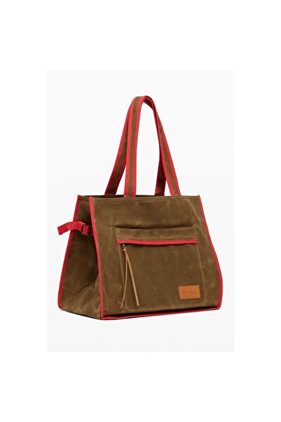 Desigual Versatile, travel/shopping, hand and shoulder bag, Desigual, Mediterranea Khiva series, Camel