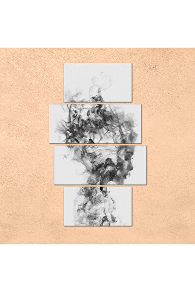 Generic لوحه جداريه - رسمة إمرأه - 300933 - مقسمه أربعة قطع