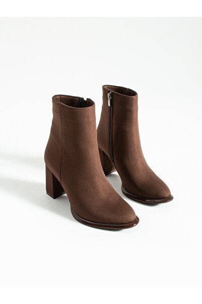 ALEMDAR AYAKKABI Γυναικείες μπότες NOTTE καφέ σουέντ