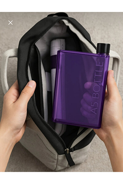 MİMOZA PARK A5 Bottle Model 430 ml Water Bottle Flask Inside Bag Detox Flask
