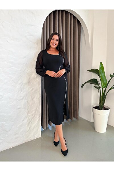 rotop Elegant dress Viola, black color