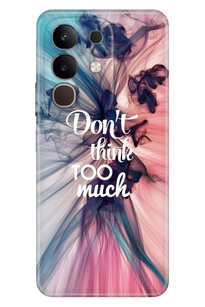 Cekuonline Vivo Y29 Case Decorative Silicone Printed Cover Too Much