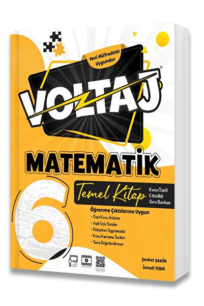 Berkay Yayıncılık 6.SINIF VOLTAJ TEMEL KİTAP MATEMATİK