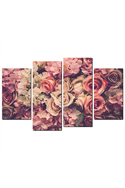 Generic لوحه جداريه - زهور - ١٥٧٣ - مقسمه أربعة قطع