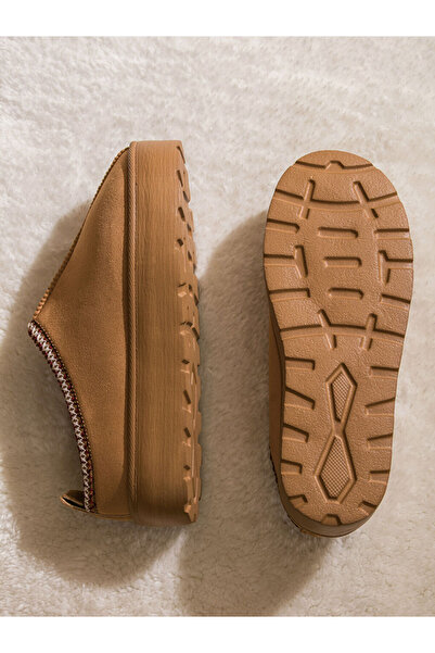 LC Waikiki Süet Görünümlü Kadın Ev Terliği