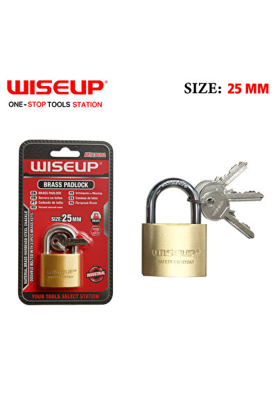 WISEUP قفل نحاس 25 مم .