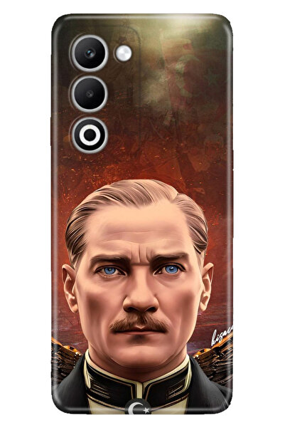 OPPO A5 5G Kılıf Tema Art Desenli Baskılı Silikon Asil Atatürk