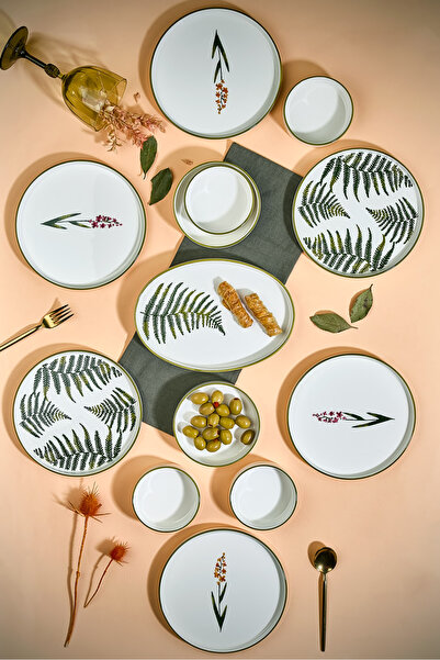 Kitchen Life Sekoya 13 Piece Handmade Premium Breakfast Set - Breakfast Set for 6 People