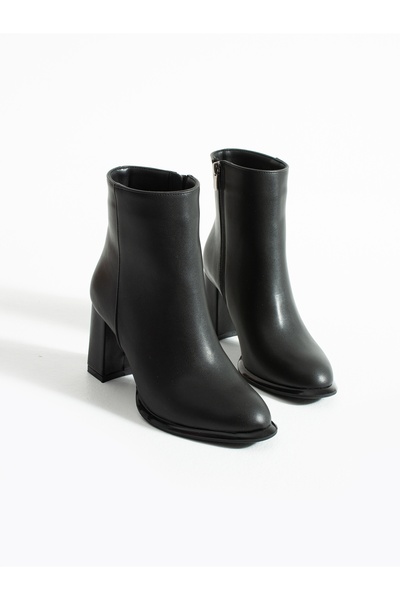 ALEMDAR AYAKKABI NOTTE Siyah Deri Kadın Bot
