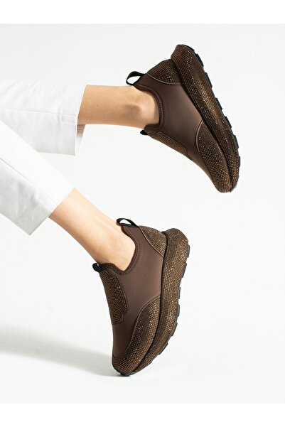 ALEMDAR AYAKKABI Γυναικεία αθλητικά παπούτσια CELIS με λεπτομέρεια από πέτρα ...