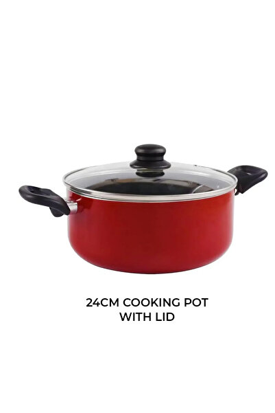 Bisbell 7Piece Nonstick Cookware Set | Fry Pan, Casserole, Sauce Pan & Tools | PFOA/PTFE Free,BB1699