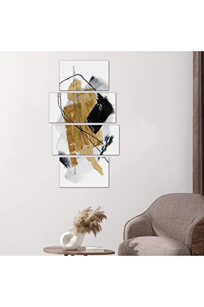 Generic Abstract Art Wall Panel - 24564 - Divided into 4 pieces