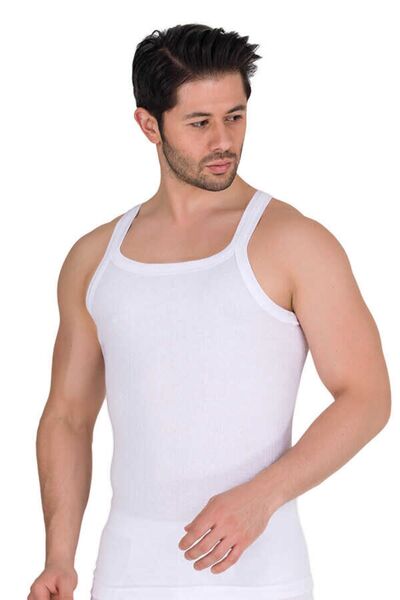 Berrak Men's Stringer Tank Top Cotton Undershirt