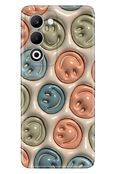 OPPO A5 5G Kılıf Tema Art Desenli Baskılı Silikon Smiling