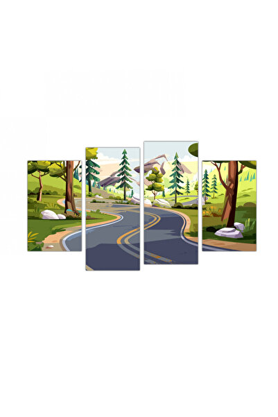 Generic Kids 1 wall panel - divided into four pieces