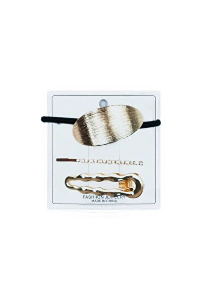 OEM Set Agrafe de Par Aurii cu Elastic, 12 seturi, dimensiuni 5.5x6x7cm, multicolor