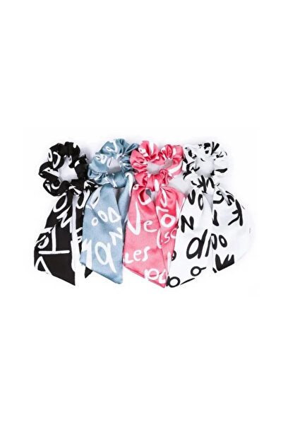 OEM Set 12 elastice pentru păr cu funda, multicolor, 3x12x22cm