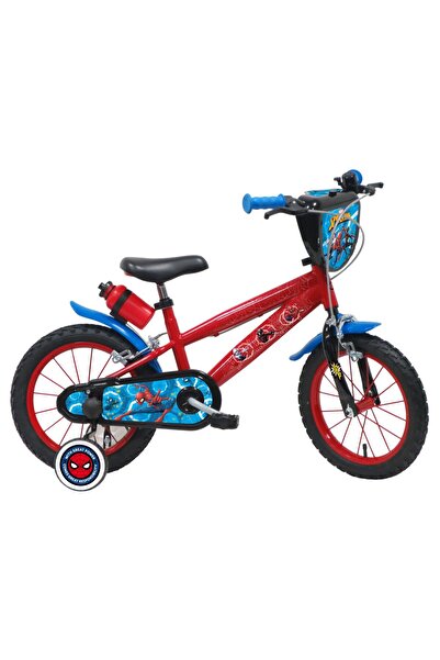 Denver Bicicleta Spiderman 14 inch, frana de mana, claxon, sticla de apa, apa...