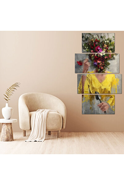 Generic لوحه جداريه - 300918 - مقسمه أربعة قطع