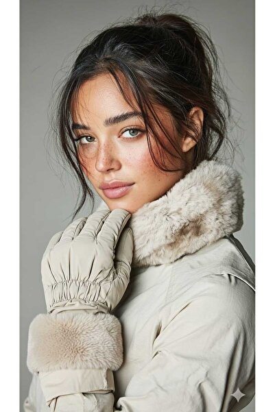 LAGRANZE Plush Quilted Women's Gloves