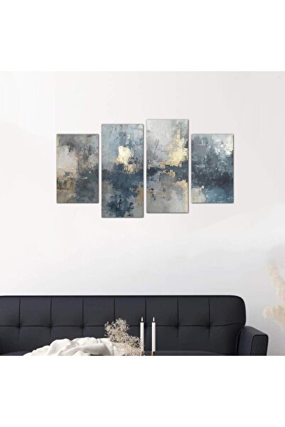 Generic Modern Abstract Art Wall Panel - 24526 - Divided into four pieces