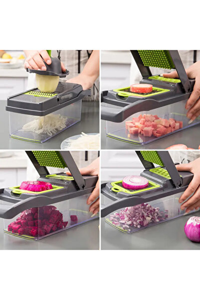 SokShop Multifunctional grater for vegetables and fruits 14 pieces