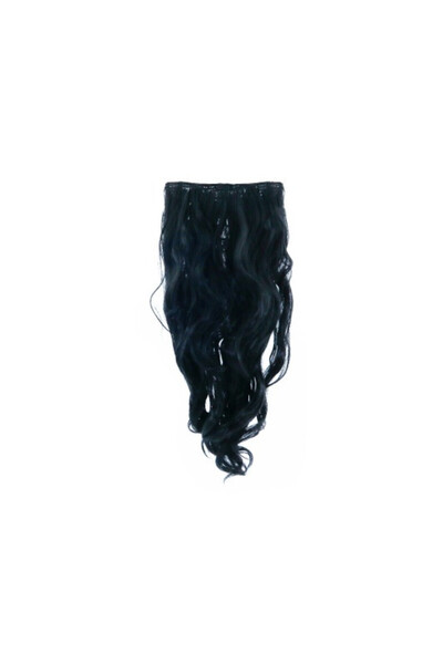 OEM Extensie Tresa cu Clame, ondulata, multicolor, 65x21x0.5cm, 1 buc