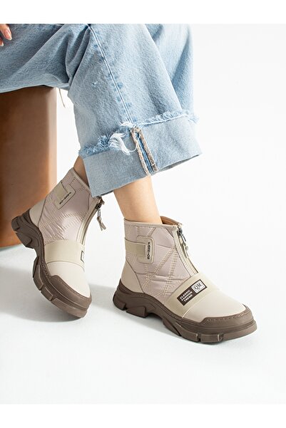 ALEMDAR AYAKKABI ASTER Krem Paraşut Kadın Bot