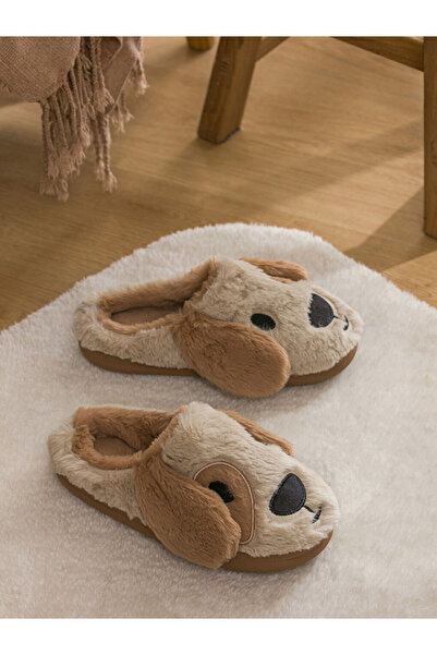 LC Waikiki Stylish Choices from Esvab Clothing |   Plush Women's House Slippers with Dog Figure